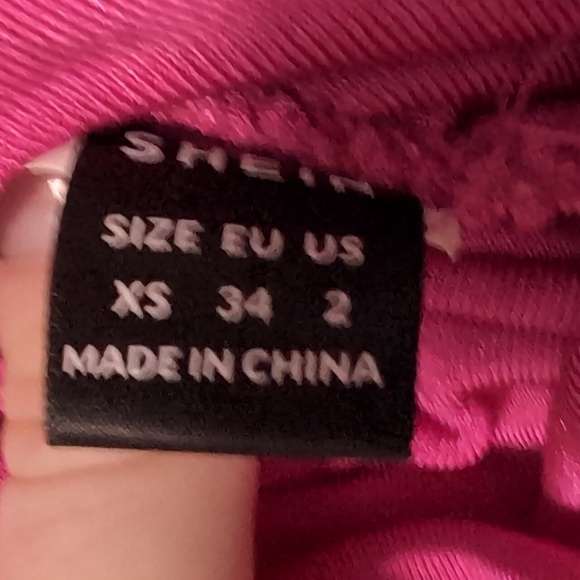 Pink Shein Ruched Top - Picture 2 of 2